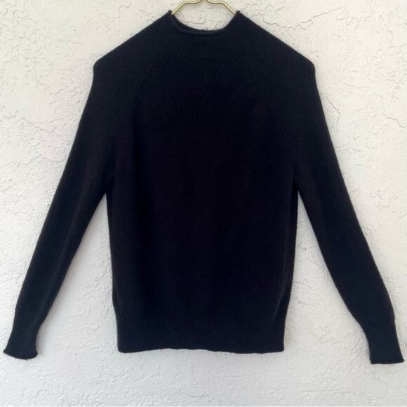 J Crew Rollneck Black sweater in Supersoft yarn BD613 size XXS - Picture 2 of 11